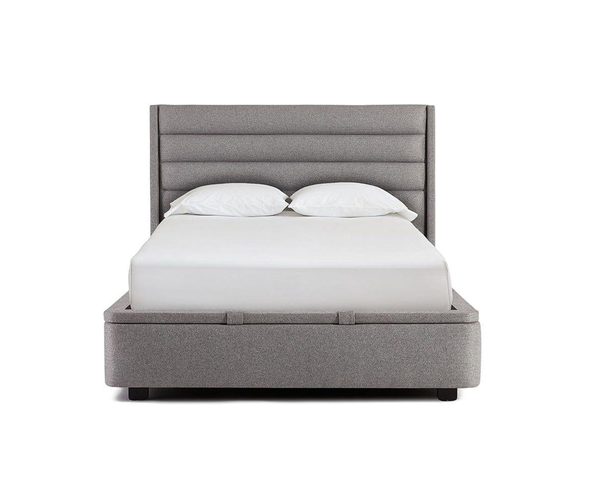 Scandinavian Designs Reed Upholstered Storage Bed - Thumbnail 2