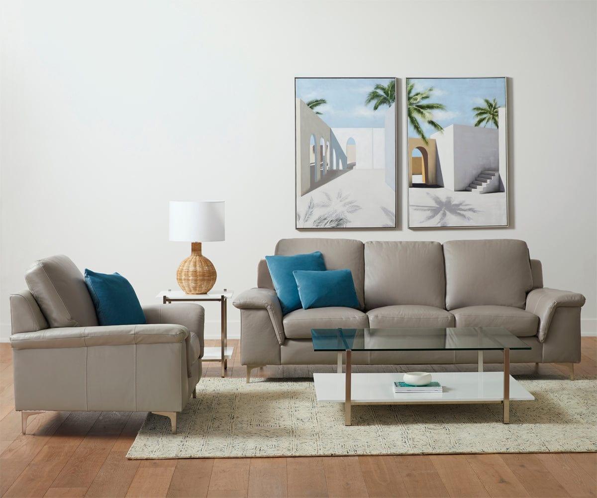 Scandinavian design leather chair clearance