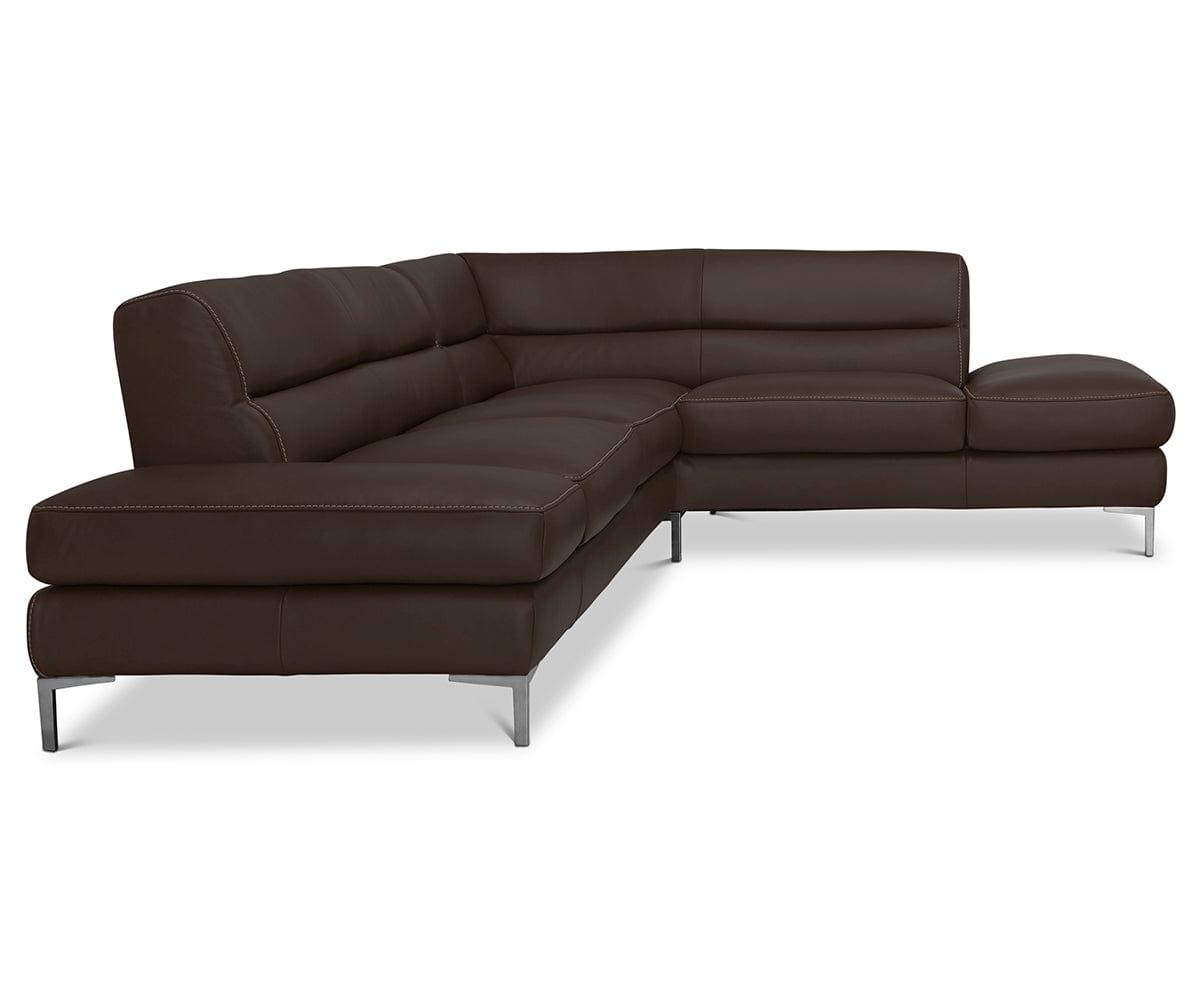 Campsis Leather Right Sectional