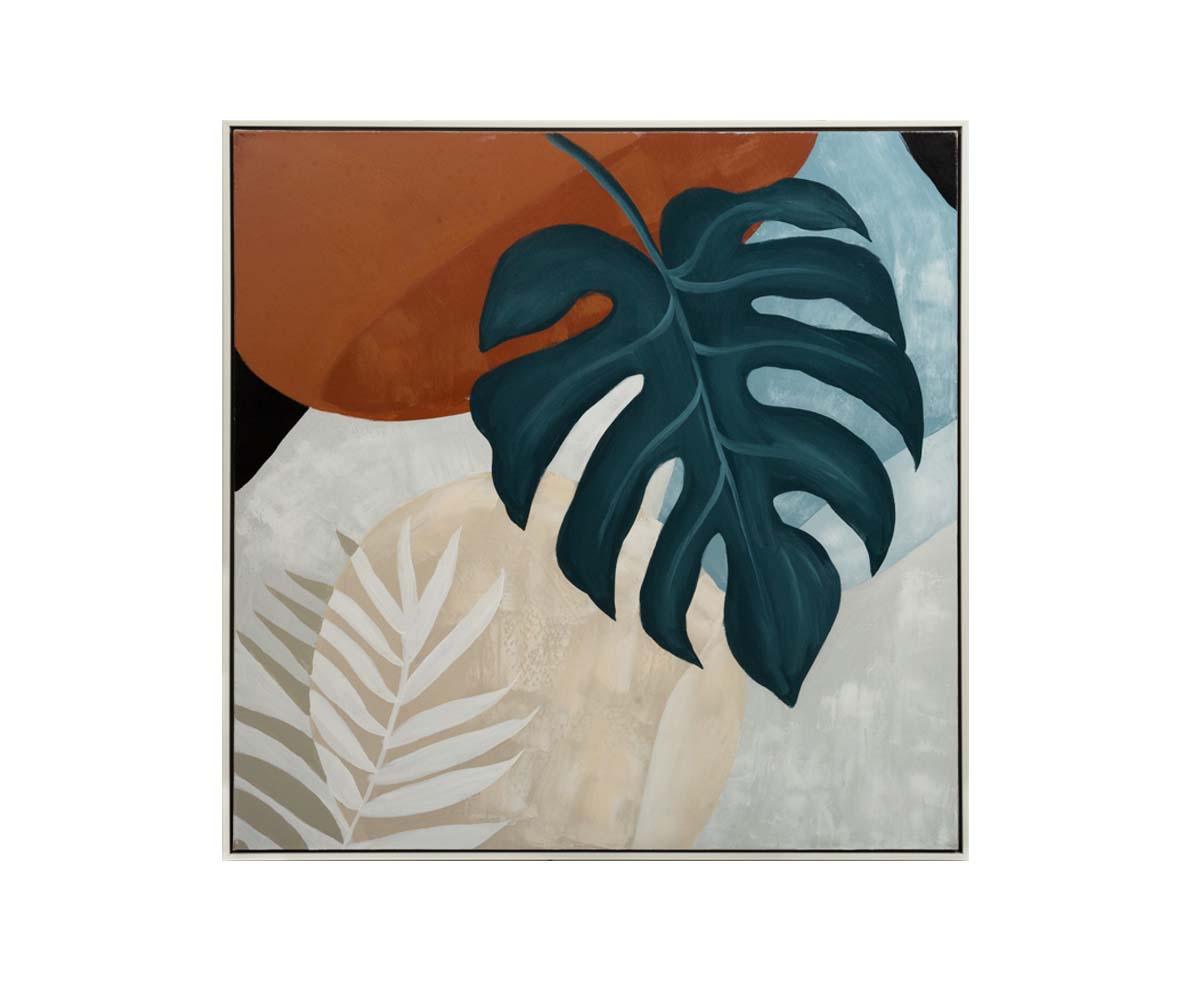 monstera painting Moonlit Monstera Oil Painting