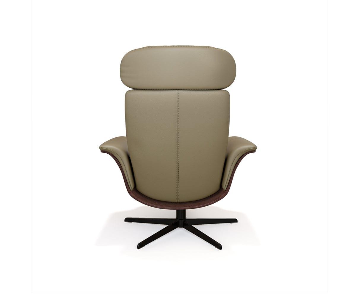 Alvar Leather Recliner And Ottoman - Scandinavian Designs