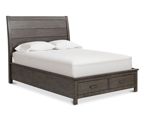 King Size Big Storage Bed In English Oak Light