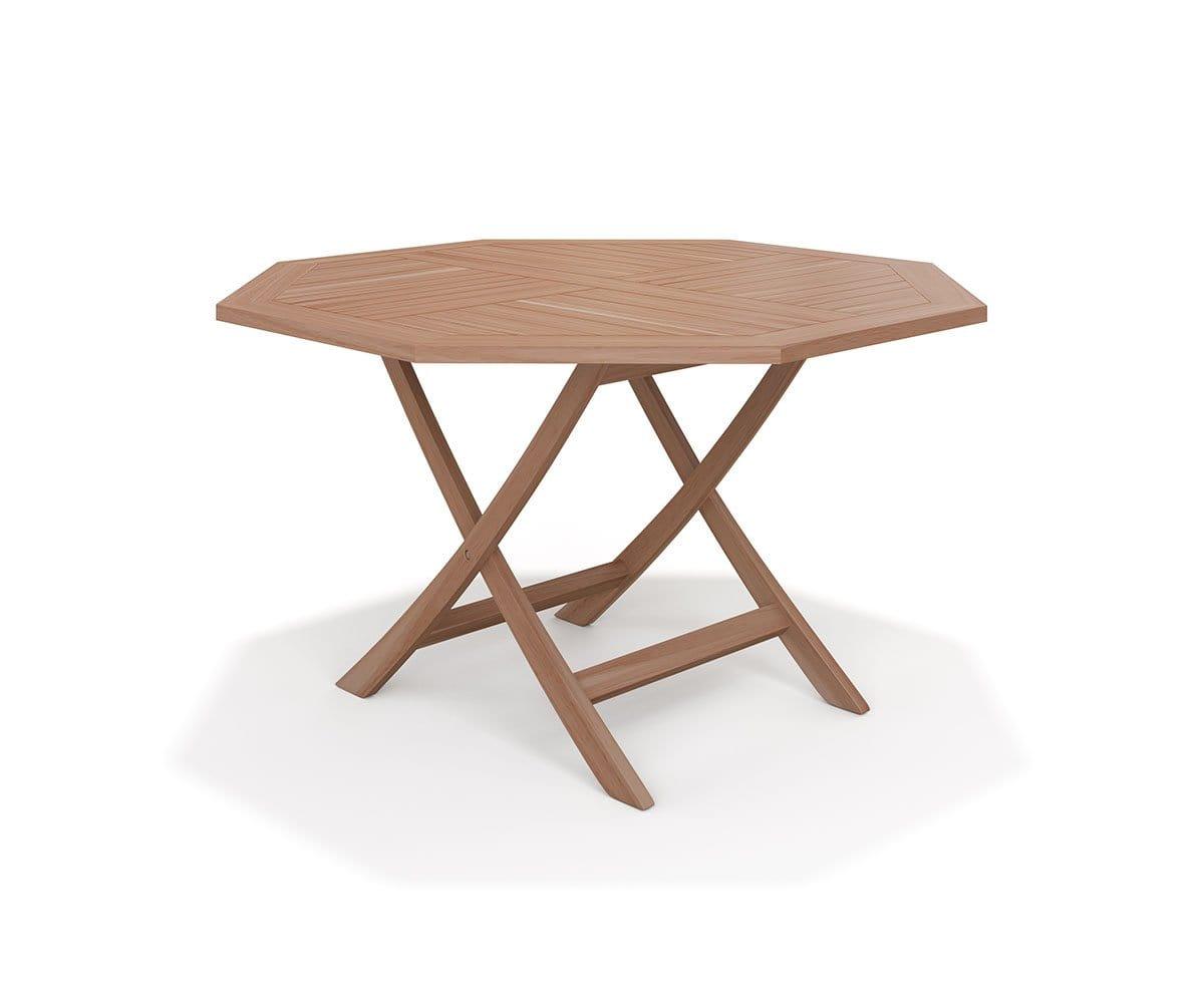 Teak octagonal garden table discount