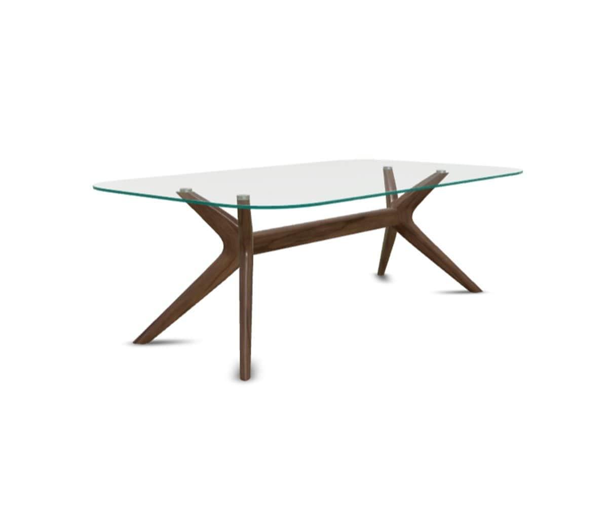 【送料無料】Nordic Walnut Nest Glass Table 送料無料】Nordic Walnut Nest Glass Table 【公式通販】
