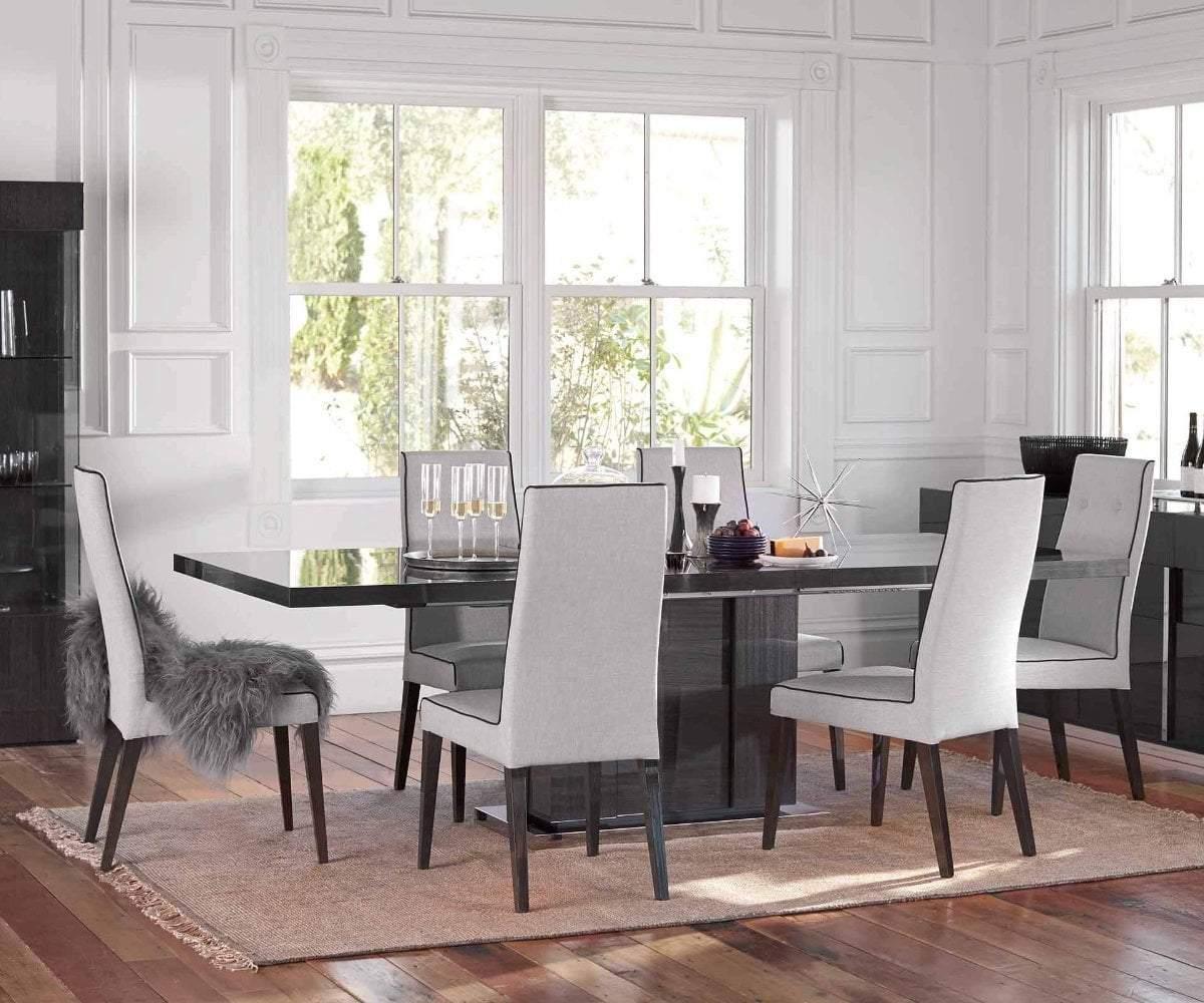 Soft grey 2024 dining chairs