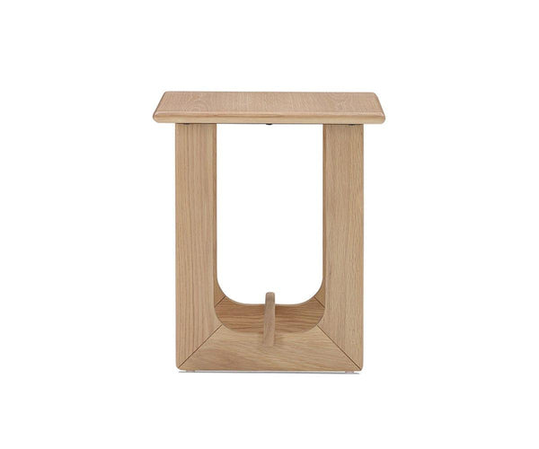 【極美品】unico solk side table Vulcan Minimalist Metal Slatted Side Table – Walker Edison