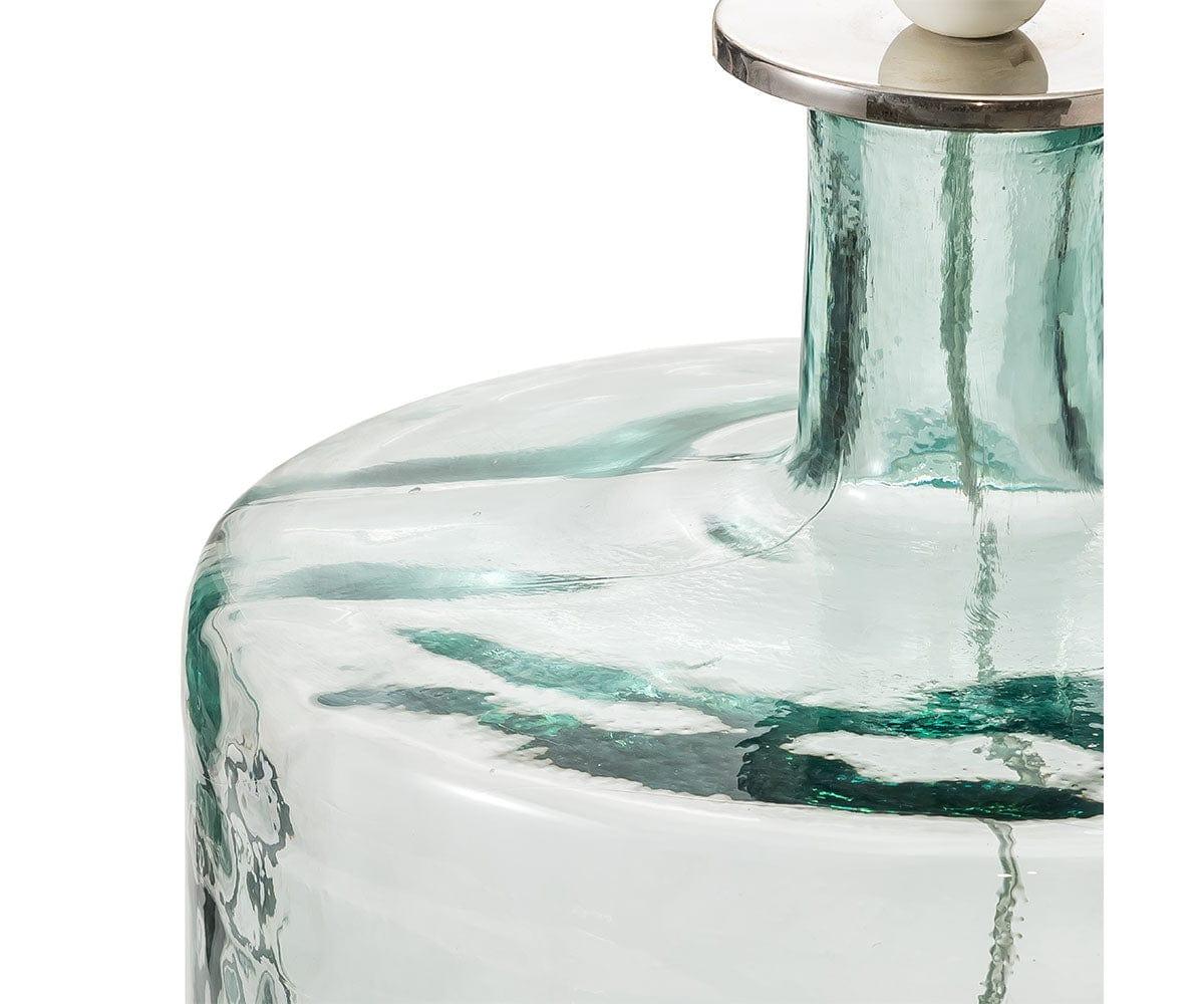 Recycled glass lamp base on sale