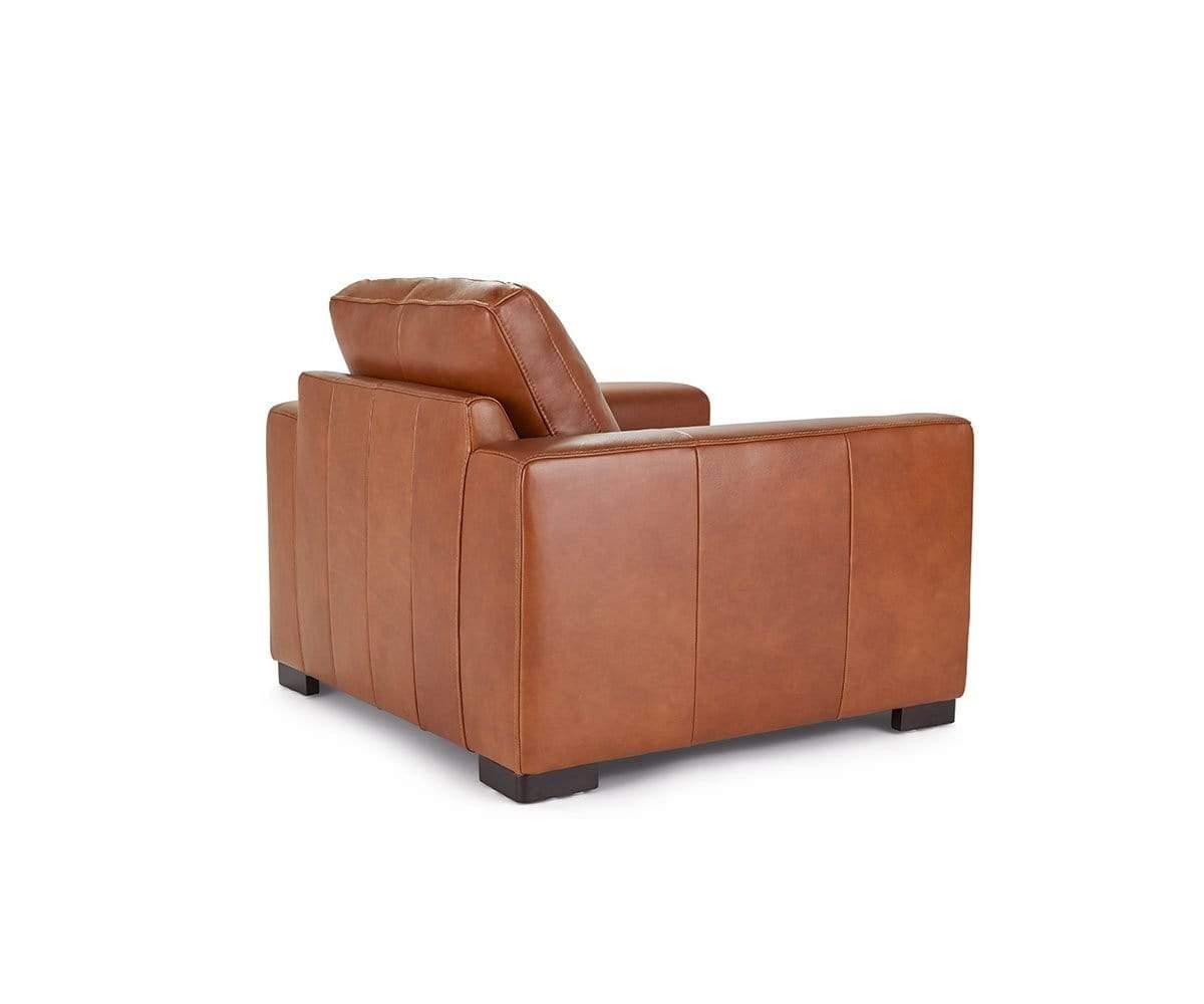 Scandinavian design leather 2025 chair
