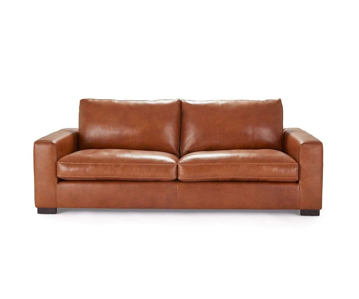 Braxten Leather Sofa Scandinavian Designs