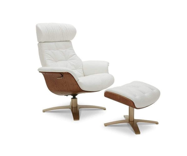 Furniture Outlet Korsvik Leather Power Recliner Kopervik Leather
