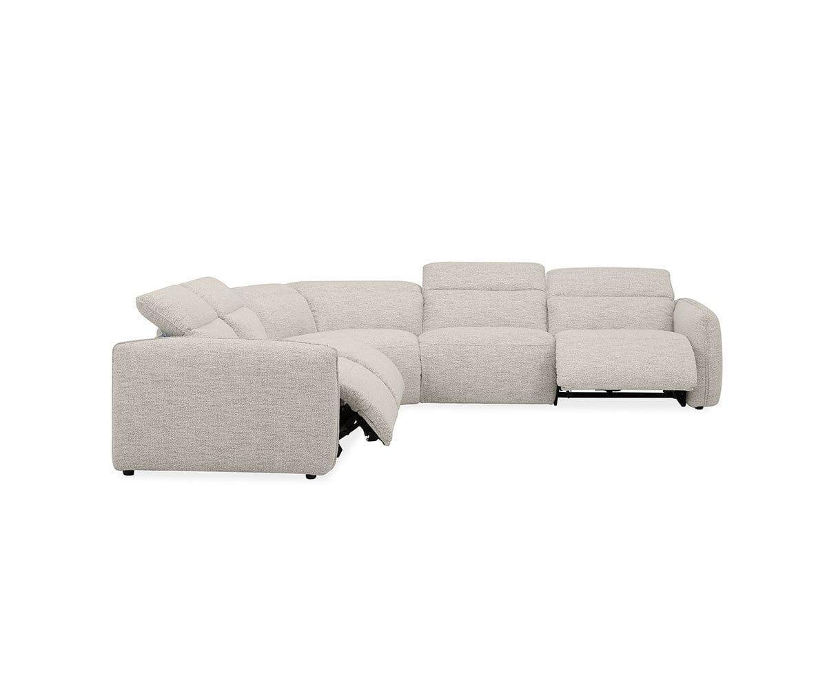 5 piece online reclining sectional
