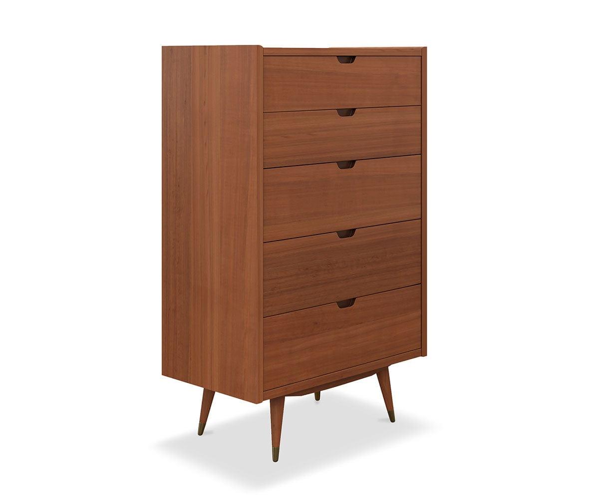 Bolig High Chest - Light Walnut Stain | Scandinavian Designs