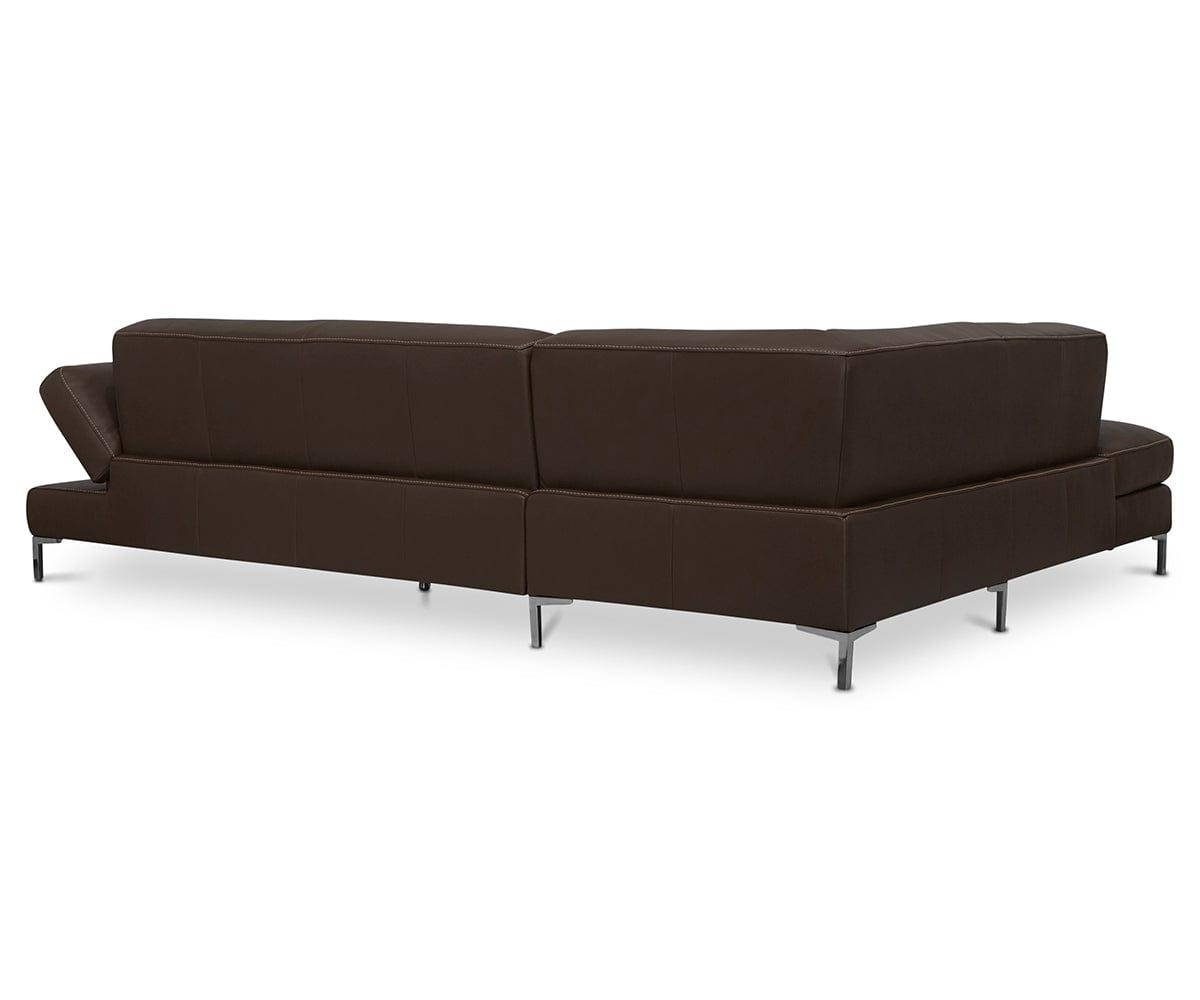 Campsis Leather Left Sectional