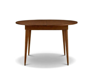 Holfred Round Extension Dining Table - TIMBER BROWN