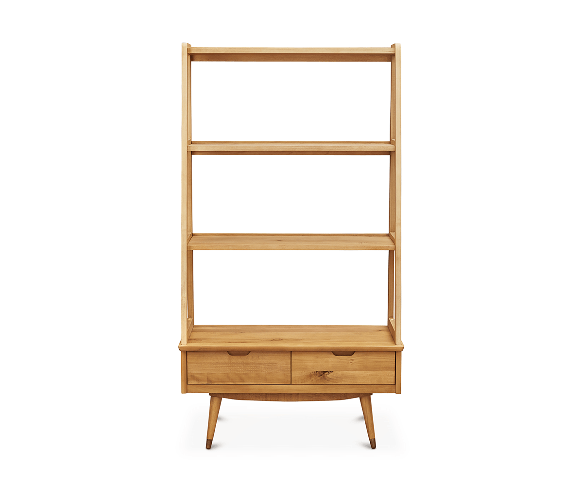 Stuen Wide Tall Bookcase - Scandinavian Designs