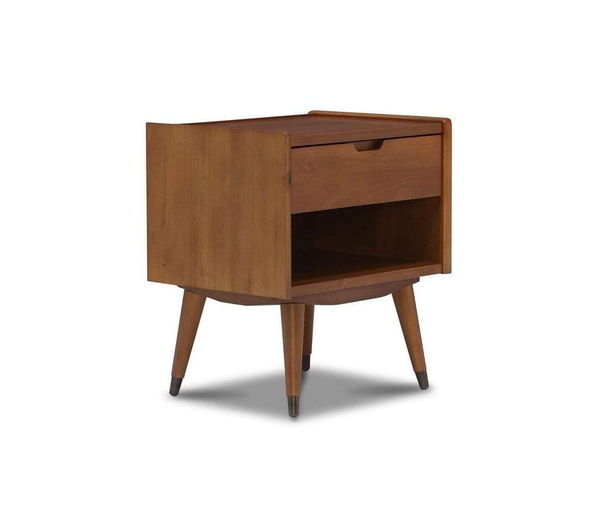 Bolig Nightstand - Light Walnut Stain