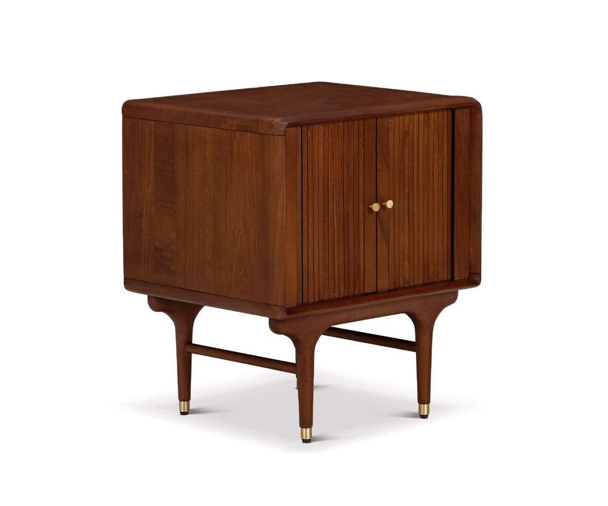 Hendrick Tambour Nightstand | Scandinavian Designs
