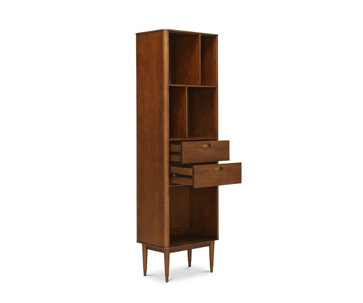 Stuen Narrow Tall Bookcase - Scandinavian Designs