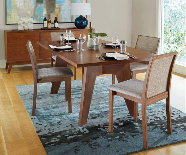Skandi walnut store dining table
