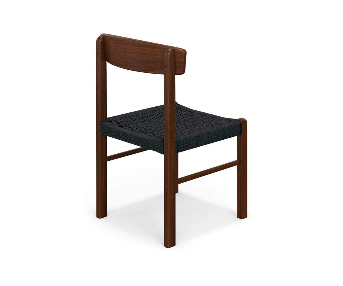 Black rope store dining chair