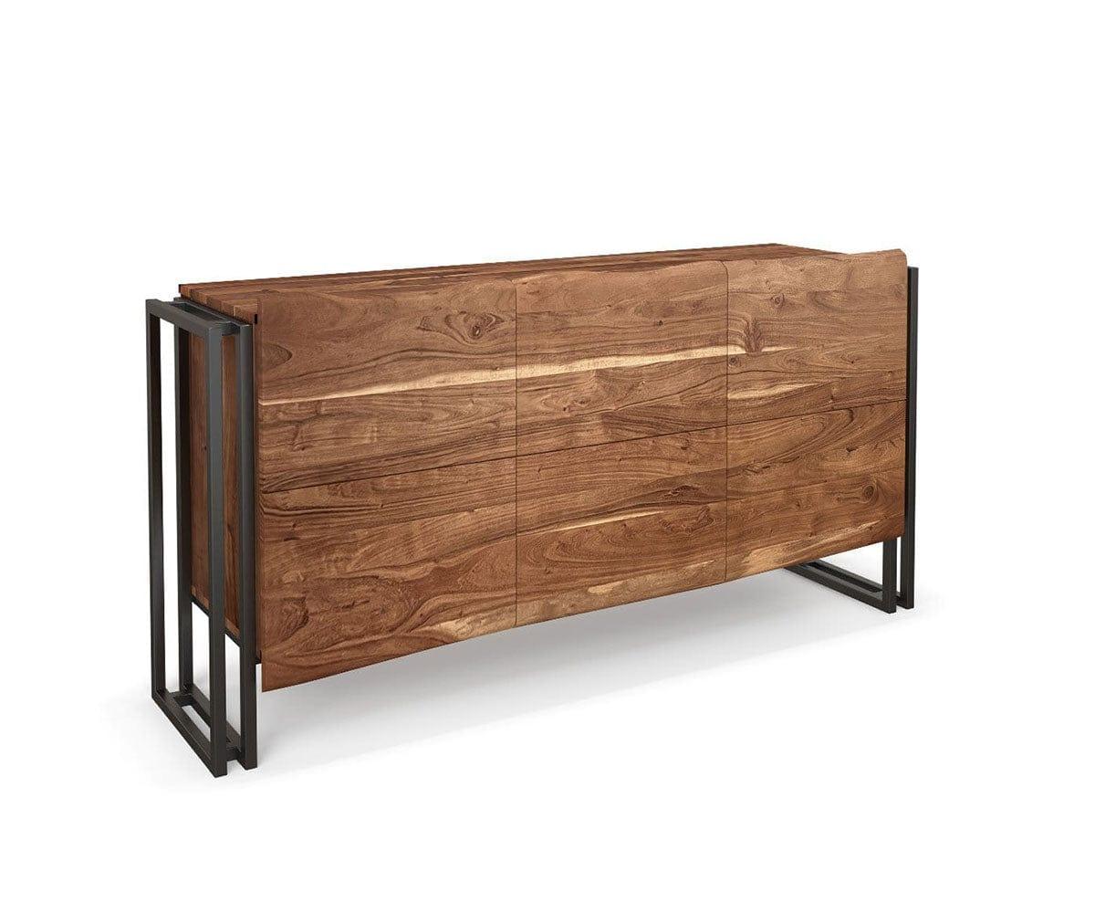Varden Sideboard in Natural Acacia/Black